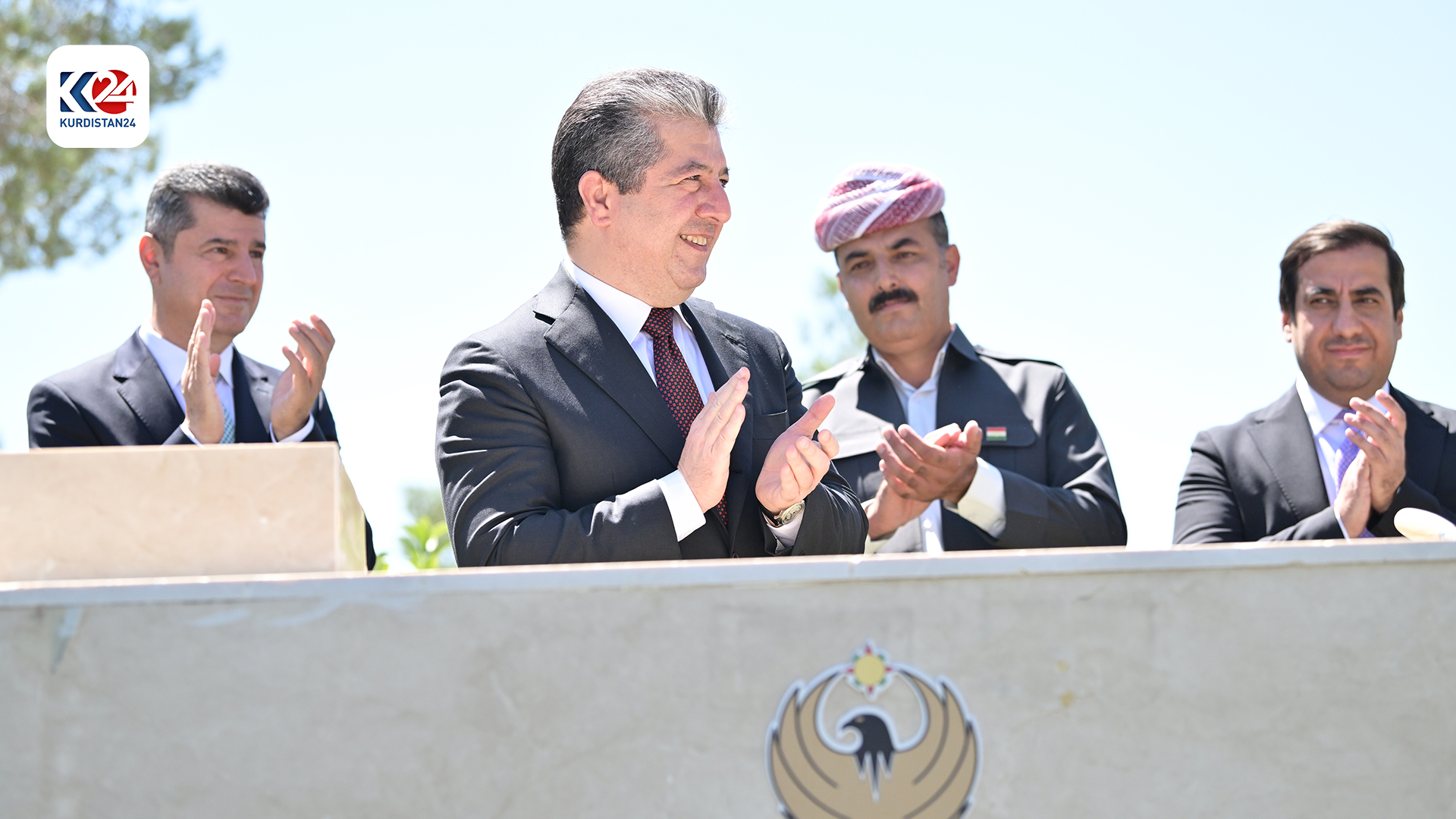 رئيس حكومة إقليم كوردستان يرسي حجر الاساس لمتنزهين في دهوك